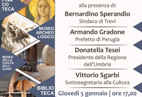 05 GENNAIO 2022 – INAUGURAZIONE Museo_Archivio_Biblioteca (MAB) a Trevi