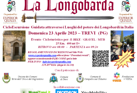 23 APRILE 2023:  LA LONGOBARDA UN EVENTO CICLOESCURSIONISTICO DA NON PERDERE ! ! !